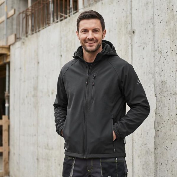 Робоча куртка на флісі стрейчева Softshell ZENDA ARTMASTER Black 3229971366 фото