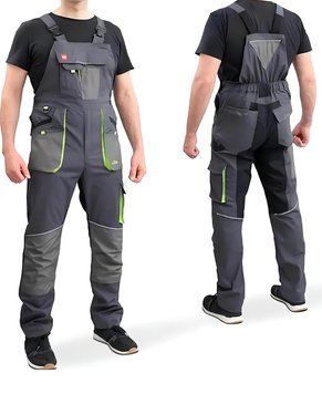 Спецодежда рабочая костюм стрейчевый Classic Stretch куртка и полукомбинезон ,комплект мужской униформы Польш 2505186288 фото