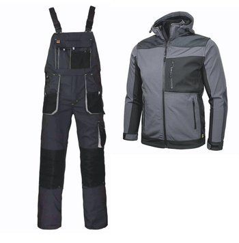 Костюм робочий Foreco з напівкомбінезону та куртки Softshell Польща 2735603080 фото