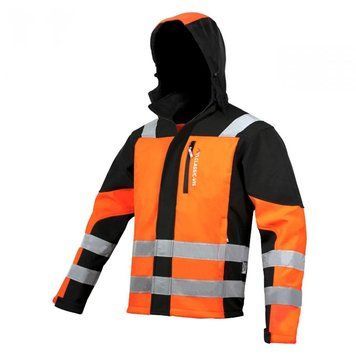 Куртка зі світловідбивними елементами Classic-VIS Orange Softshell , куртка робоча для дорожників 2712453198 фото